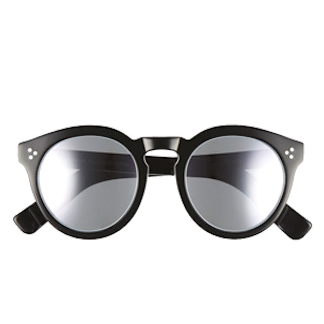 Leonard II 50mm Round Mirrored Sunglasses