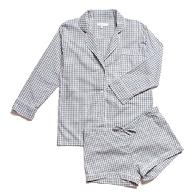 Maya Check Short Pajama Set