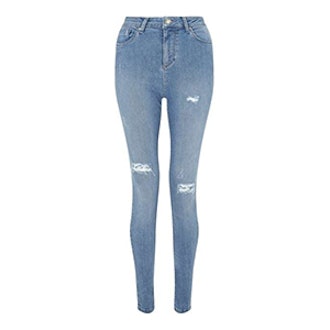 Lizzie Blue Distressed Jean