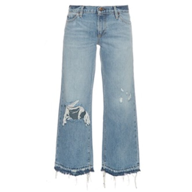 Yerma Distressed Cropped Jeans