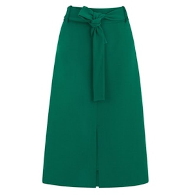 Belted Midi Skirt