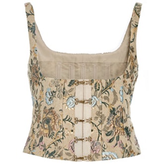 Berenice Floral Jacquard Bustier