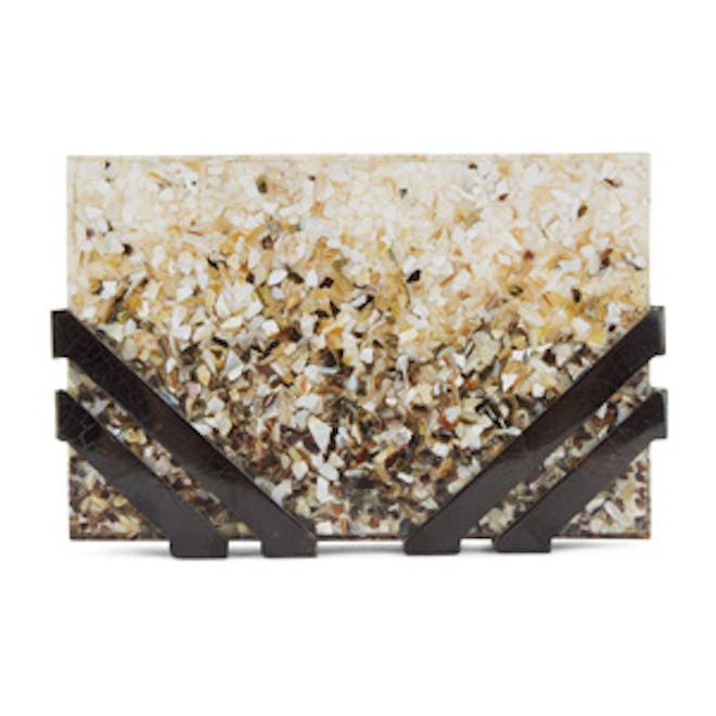 Ombre Shell Resin Kent Clutch