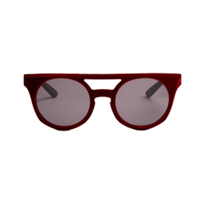 Velvet-Coated Sunglasses
