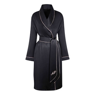 Classic Black Dressing Gown