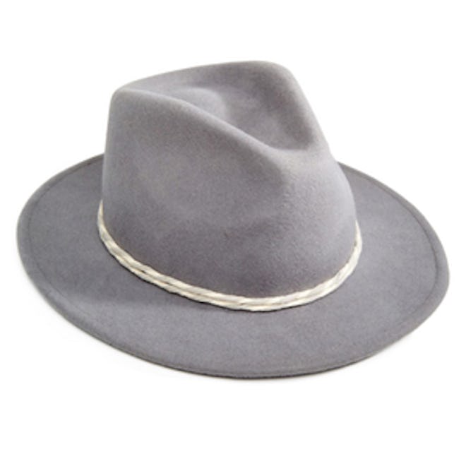 Fedora with Contrast Twist Cotton Band