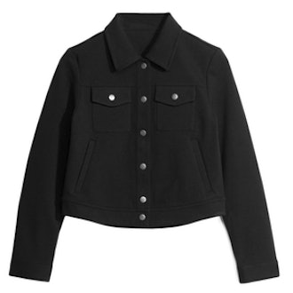 Cropped Buttoned Jacket