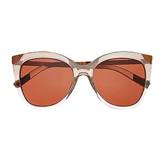 Rose Gold Cat Eye Sunglasses