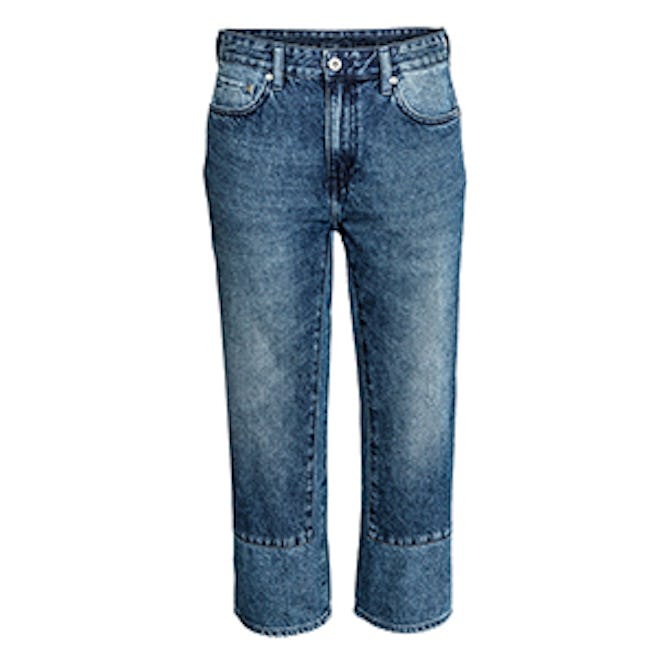 Regular Low Cropped Jeans