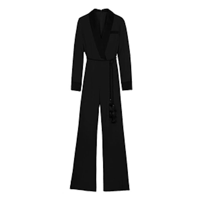 Lucida Tuxedo-Inspired Jumpsuit