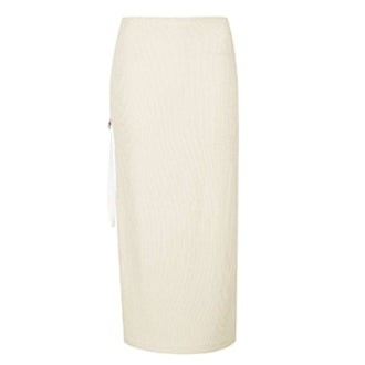 Ribbed Knit Skirt by Boutique