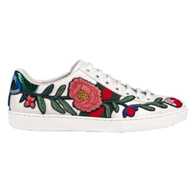 Ace Embroidered Low-Top Sneaker