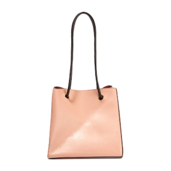 Cube Small Leather Shoulder Bag