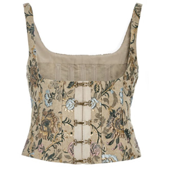 Berenice Floral Jacquard Bustier