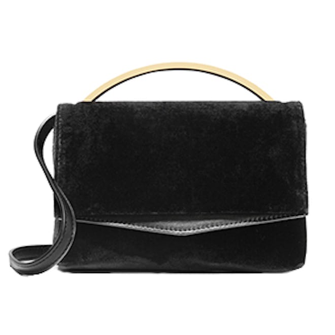 Boyd Vanity Leather-Paneled Bag