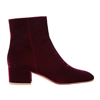 Velvet Ankle Boots