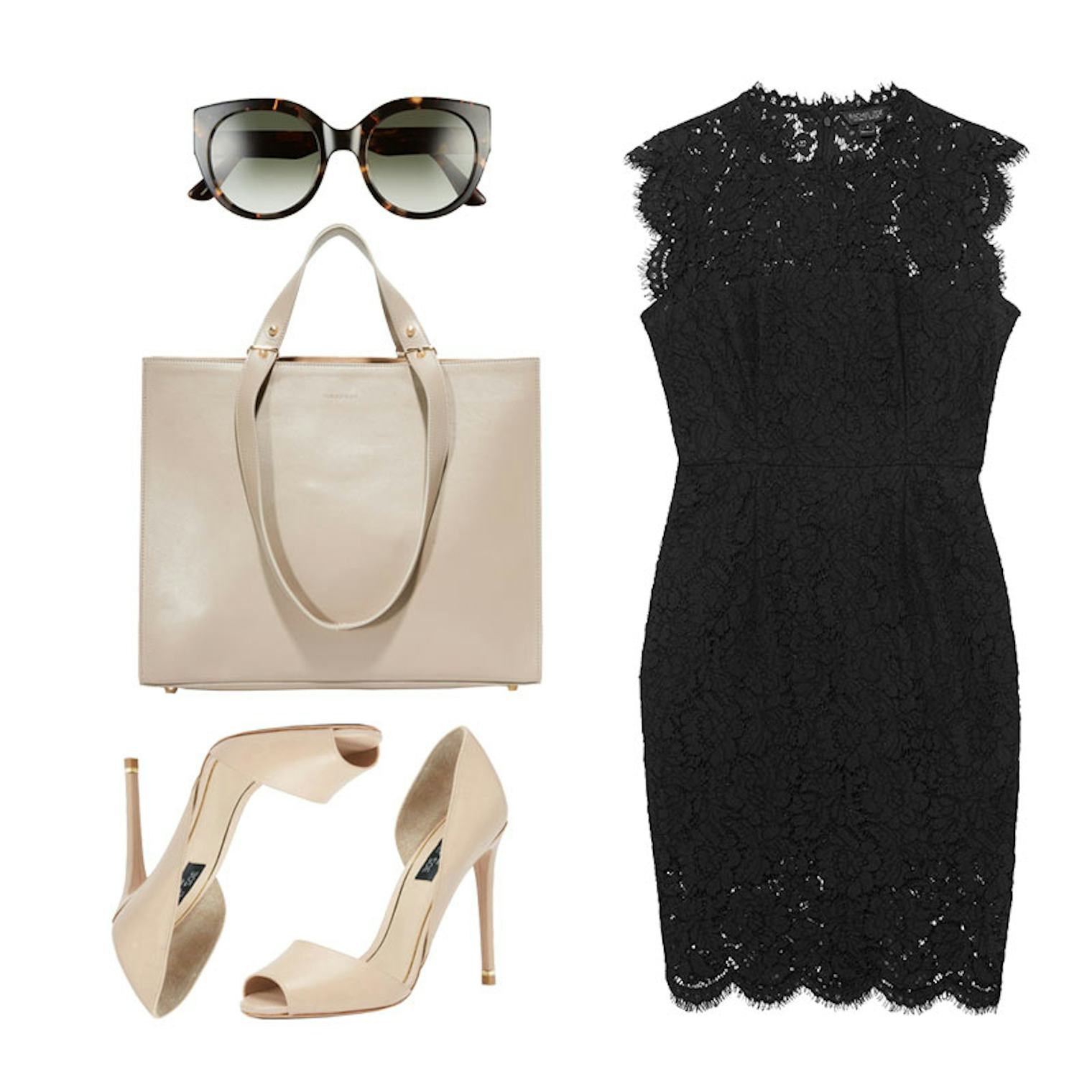3 Ways To Style A Black Lace Dress 3-ways-to-style-a-black-lace-dress