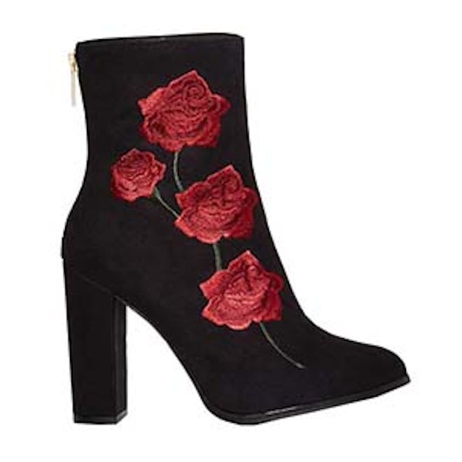 Rosa Embroidered Suede Boot