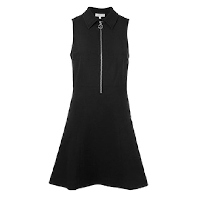 Front Zip Flared Dress