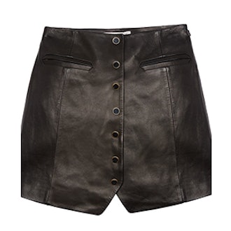 Ciara Leather Mini Skirt
