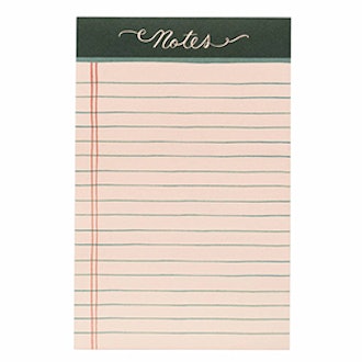 Rose Lined Tear-Off Notepad