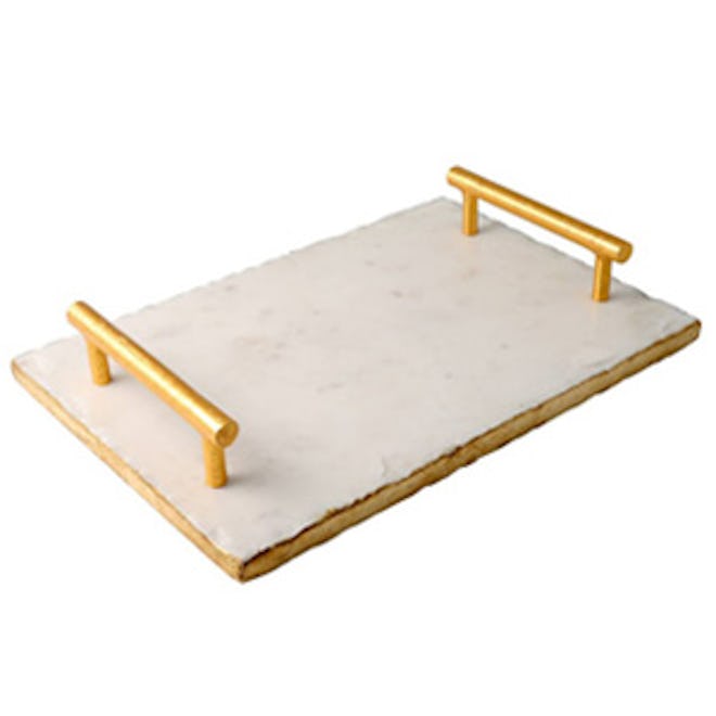 Marble Serving Tray with Handle