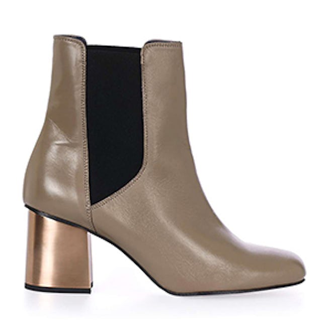 Mayfair Chrome Heel Boots