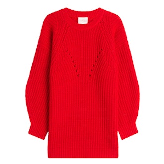 Wool Pullover With Cashmere