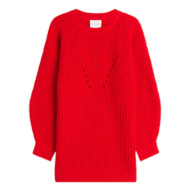 Wool Pullover With Cashmere