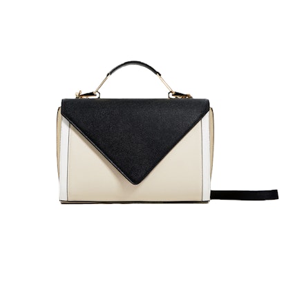 Zara Crossbody Bag with Contrast Flap.