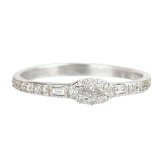 Anna Karenina Marquise Diamond Ring
