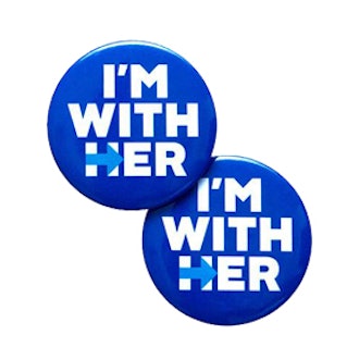 I’m With Her Button