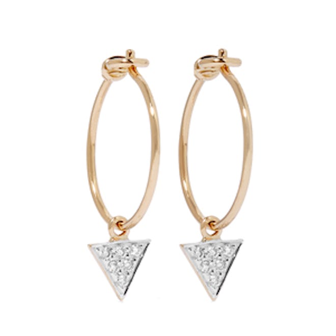 14-Karat Gold Diamond Earrings