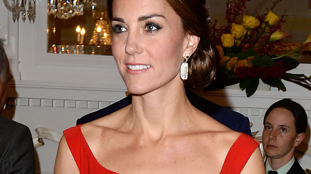 preen red dress kate middleton Kate Middleton Wears Red Preen Dress to the Royal Foundation Dinner and Gala