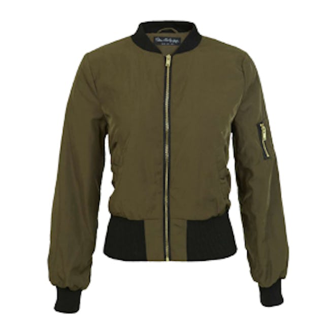 Khaki Bomber Jacket