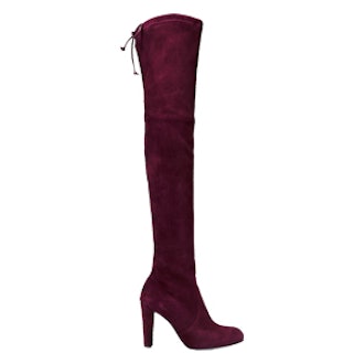 Highland Stretch-Suede Over-The-Knee Boots