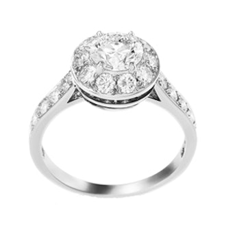 Icône Solitaire Diamond Engagement Ring