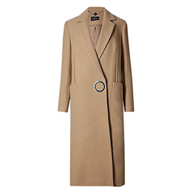 Wool Rich Long Double Cloth Overcoat