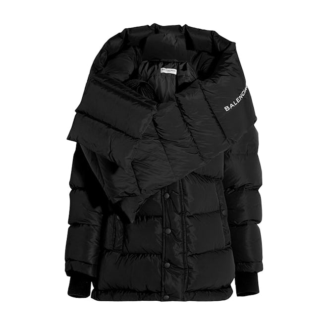 Swing Duodoune Oversized Quilted Shell Hooded Coat