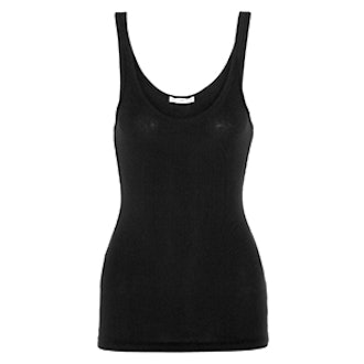 The Daily Ribbed Stretch-Cotton Tank
