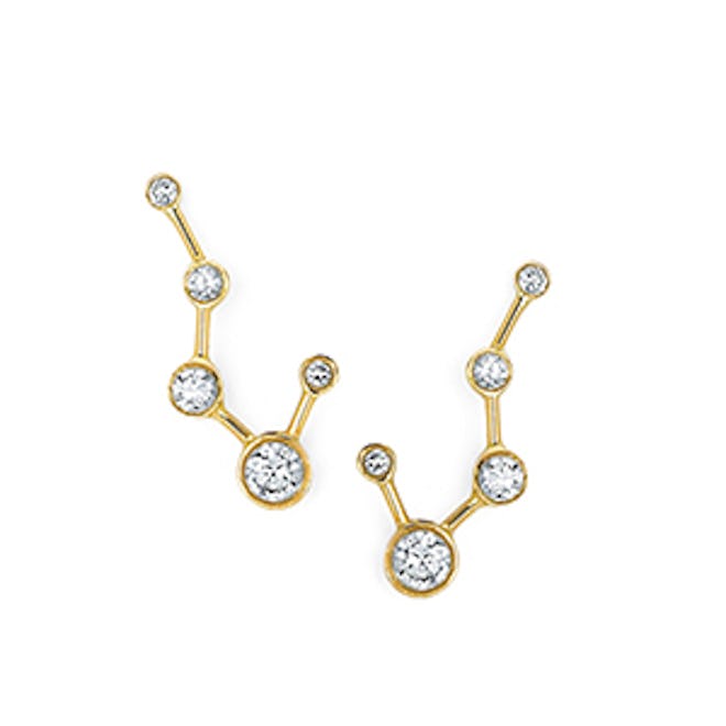 Big Dipper Constellation Diamond Earrings