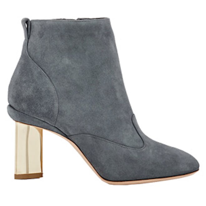 Prism-Heel Ankle Boots