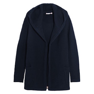 Merino Wool And Cashmere-Blend Hooded Cardigan