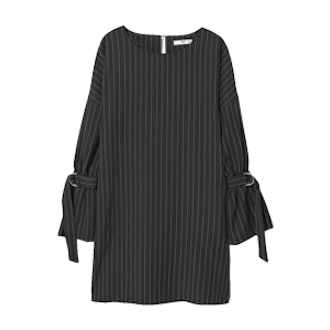 Pinstripe Print Dress