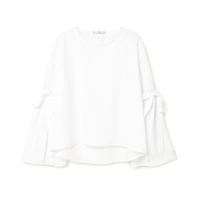 Bow Poplin Blouse