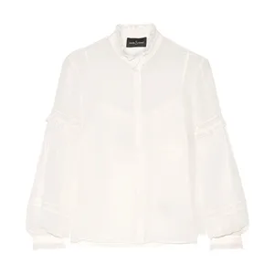 Alexa Chung black blouse with white polka dots - size 38 main image 1