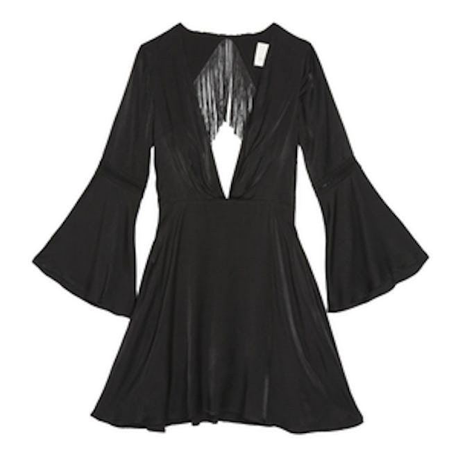 Spartel Fringe Mini Dress