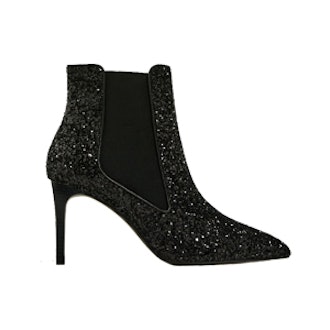 Shiny High Heel Ankle Boots