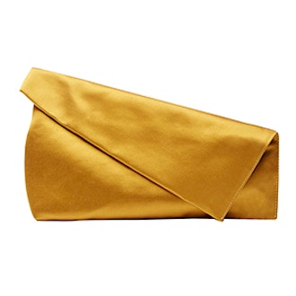 Satin Foldover Clutch