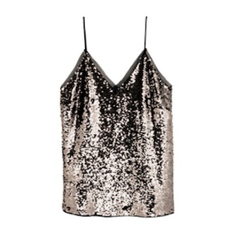 Sequined Camisole Top